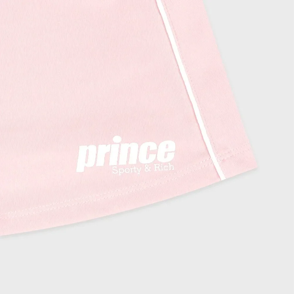 Sporty & Rich x Prince Prince Sporty Court Skirt Baby Pink/White Sz L MSRP $120 - Picture 4 of 5